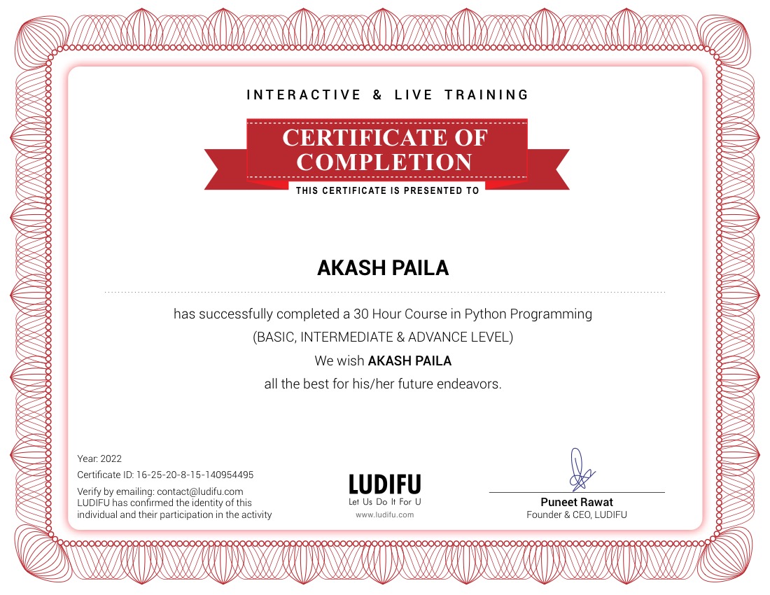 Python Certification